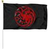 Generic Bandieras Da Cortile Large Targaryen Bandiera Di Benvenuto Anniversario Bandiera Garden Decorativo Divertente Bandieras Per Patio Spiaggia Esterni 90X150Cm