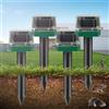 GBKDQQ 4 repellente per talpe a energia solare, ultrasonico, protezione per talpe, spaventappi, repellente per arvicole, controllo dei parassiti con IP65, per prati e giardini