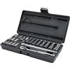 Performance Tool W36901 - Set di chiavi a bussola SAE da 1/4, 22 pezzi