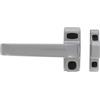 Amig - Maniglia di bloccaggio per porte e finestre mod. GAMMA - 122 x 70 mm - Rosetta - Sinistra - Porte interne e finestre - Senza Quadriletto - Alluminio Argento