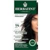 Herbatint Gel colorante permanente 1N nero - 170 ml I senza ammoniaca, copertura 100% capelli grigi I testato su pelli sensibili, con 8 estratti vegetali