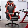 IZTOSS Sedia Gaming Economica,con Poggiapiedi Poggiatesta Cuscino Lumbare