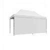 FRANKYSTAR Telo laterale per gazebo da giardino 3X4,5 M. Telo con velcro vari colori bianco