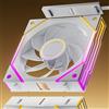 AsiaHorse NyotaUltra RGB, ventola per PC 140 mm, ventola per PC ARGB Daisy Chain [Infinity Mirror] [HDB] 89.99 CFM/1800 RPM/3.24MMH2O 4 pin PWN & 5V 3Pin ARGB per Asus Aura GIGABYTE MSI