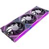 AsiaHorse NyotaUltra ARGB - Ventola per PC da 120 mm, 3 pezzi, RGB Daisy Chain [Infinity Mirror] [HDB] 58.5 CFM/2000 RPM/2.05MMH2O 4 pin PWM e 5V 3 pin ARGB per Asus Aura GIGABYTE MSI