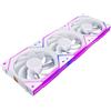 AsiaHorse NyotaUltra RGB - Ventola inversa per PC da 120 mm, 3 pezzi, ARGB Daisy Chain [Infinity Mirror] [HDB] 58.5 CFM/2000 RPM/2.07MMH2O 4 pin PWM e 5V 3 pin ARGB per Asus Aura MSI