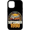 Jahrgang 1990 36. Geburtstag Awesome Custodia per iPhone 12/12 Pro Grande da settembre 1990 36° compleanno frase 36 anni