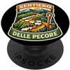 Tratturo Alto Pastore Transumante Abruzzese Tratturo PopSockets PopGrip Adesivo