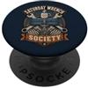 Jeff Hobrath Saturday Wrench Society V8 Meccanico Garage Design PopSockets PopGrip Adesivo