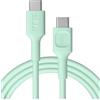 Green Cell Cavo USB-C 100 W PowerFlex ricarica rapida PD Menta, 200