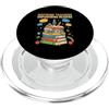 First Day Retro Structured Literacy Acad Insegnante che ispira gli insegnanti che danno potere ai lettori Cool Phonics PopSockets PopGrip per MagSafe