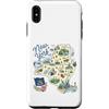 Happy Destiny Custodia per iPhone XS Max New York NY, USA, Icone, Mappe