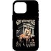 Grandio Design Archaeological Science Custodia per iPhone 16 Pro Max Archeologia Mitologia greca Centauro Coda di cavallo Archeologo