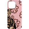 Cute Cat Gifts Custodia per iPhone 14 Pro Max Gatto Rosa Indietro Guardando Di Lato