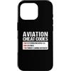 National Aviation Day Apparel Custodia per iPhone 16 Pro Codici cheat per l'aviazione