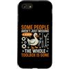 Engineer Retro Vintage Tool Humor Duck Custodia per iPhone SE (2020) / 7/8 Sarcastico divertente dire che alcune persone sono solo scomparse
