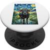 Water Buffalo Design Bufalo d'acqua PopSockets PopGrip Adesivo