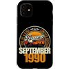 Jahrgang 1990 36. Geburtstag Awesome Custodia per iPhone 11 Grande da settembre 1990 36° compleanno frase 36 anni