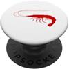 ArtAttack Gambero intero PopSockets PopGrip Adesivo
