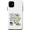 Happy Destiny Custodia per iPhone 11 New York NY, USA, Icone, Mappe