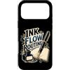 Jimbeels Custodia per iPhone 17 Pro Max INK FLOW ROUTINE Stilografica Taccuino Scrittura