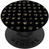 Yellow Aesthetics Gifts Giallo Elegante Carino Cuori Modello San Valentino Amore PopSockets PopGrip Adesivo