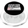 National Aviation Day Apparel Codici cheat per l'aviazione PopSockets PopGrip per MagSafe