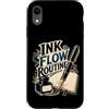 Jimbeels Custodia per iPhone XR INK FLOW ROUTINE Stilografica Taccuino Scrittura