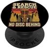 Disc Golf No Disc Behind Funny Shirt Ricerca e salvataggio Nessun disco dietro Disc Golf PopSockets PopGrip Adesivo