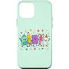 Back To School Supplies Kawaii Student T Custodia per iPhone 12 mini Simpatico pastello Apple Pencil Teacher Kid che torna a scuola