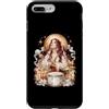 Catholiccore Catholic Core Aesthetic Got Custodia per iPhone 7 Plus/8 Plus Batterista Batteria Batteria Coquette Catholic Sacred Vintage Halo