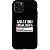 National Aviation Day Apparel Custodia per iPhone 11 Pro Codici cheat per l'aviazione