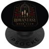 Romantic Fantasy Readers Romantasy Book Candela romantica gotica per lettori, rosa Book Club Mood PopSockets PopGrip Adesivo