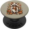 Spooky Latte Critters Simpatico fantasma procione zucca Latte Halloween Coffee Design PopSockets PopGrip Adesivo