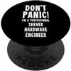 Server Hardware & Data Centre T-Shirts Ingegnere hardware del server PopSockets PopGrip Adesivo