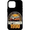 Jahrgang 1990 36. Geburtstag Awesome Custodia per iPhone 16 Pro Max Grande da settembre 1990 36° compleanno frase 36 anni