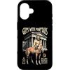 Grandio Design Archaeological Science Custodia per iPhone 16 Archeologia Mitologia greca Centauro Coda di cavallo Archeologo