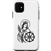 Regali di Santi Cattolici & Co. Custodia per iPhone 11 Simbolo cattolico di Santa Caterina d'Alessandria