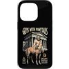 Grandio Design Archaeological Science Custodia per iPhone 13 Pro Archeologia Mitologia greca Centauro Coda di cavallo Archeologo