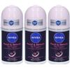 Nivea Pearl & Beauty Black Deodorante Roll-On 72h 3x50 ml