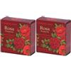 L`Erbolario Sapone Profumato Rosa Purpurea 2x100 g