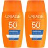 Uriage Bariésun Aqua Fluid Ultra Mat SPF50+ Crema Viso Solare Effetto Opacizzante 2x50 ml