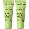 Bilboa In Viaggio Crema Solare formato SPF 50+ con aloe vera 2x75 ml