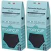 Mooncup Mutanda Mestruale Vita Alta Colore Nero Taglia L 2x1 St