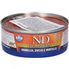 Farmina N&D Pumpkin con Zucca Agnello & Mirtillo Wet Food per Gatti Adult 4x70 g