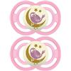 Mam Succhietto Perfect Night 6+ Mesi Silicone Single Box Femmina 2x1 St