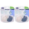 Chicco Succhietti Air in Silicone Colore Blu 6-16 Mesi 2x1 St