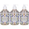 Le Maioliche Sapone Liquido Gelsomino e Vaniglia Linea Riviera 3x500 ml