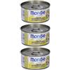 Monge Supreme Tonno Con Riso Integrale Longan Gatti Sterilizzati 3x80 g Mangime