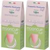 Mooncup Coppetta Mestruale Soft Rosa Misura Teen 2x1 St